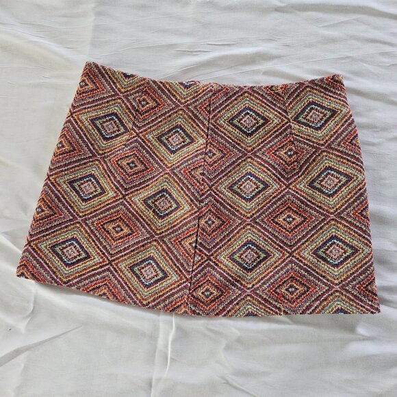 Cider Dresses & Skirts - Cider multicolored geometric mini skirt